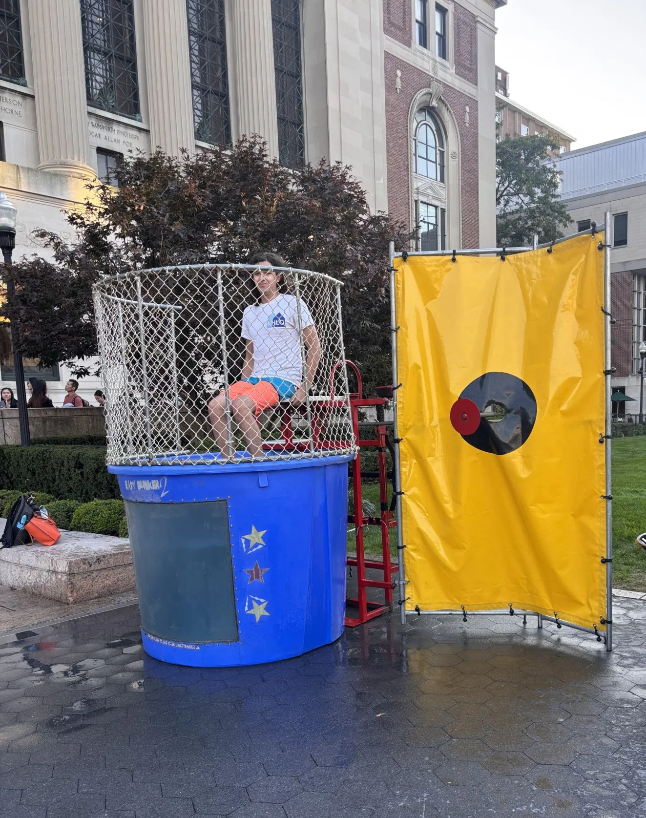 Dunk Tank - Pictured: James Coppersmith (Executive Director)